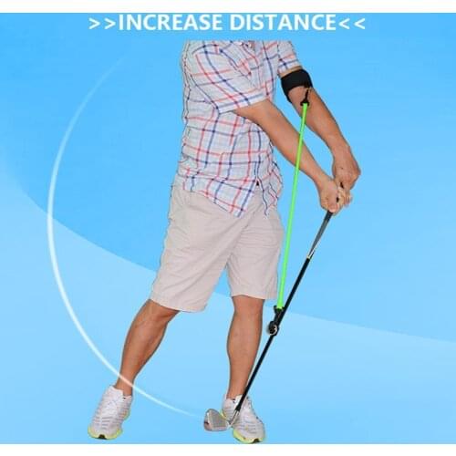 Golf Swing Release Trainer Men And Women Swing Strength Outdoor Training Sport Golf Elastic Supplies Rope Exerciser Teachin Z8S0