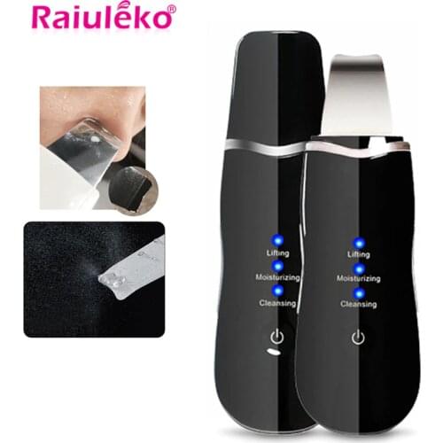 Ultrasonic Deep Face Cleaning Machine Skin Scrubber Remove Dirt Blackhead Reduce Spots And Wrinkles Facial Whitening Lifting