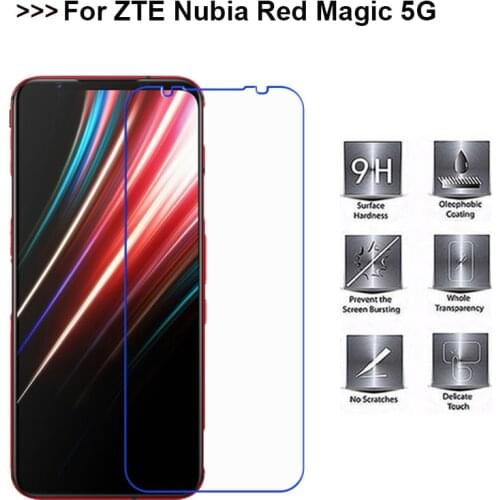 9H Explosion-proof Tempered Glass For ZTE Nubia Red Magic 5G Phone Film Ultra-thin Screen Protector For ZTE Nubia Red Magic 5G