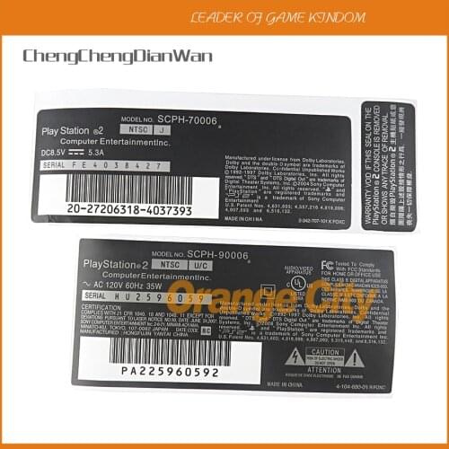 Security Seal Sticker For PS2 Console 7W 9W 70000 90000 Warranty Seals