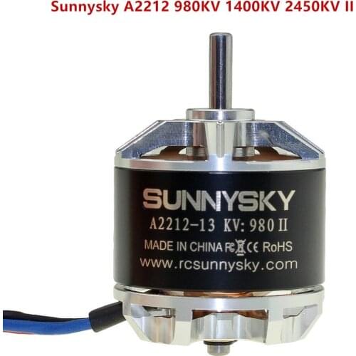 1pcs Sunnysky A2212 980KV 1400KV 2450KV II Brushless Motor Self-lock Screw-CW/CCW For Diy Racing drone Quadcopter RC Airplane