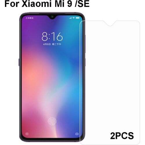 2PCS For Xiaomi Mi 9 SE Tempered Glass 9H High Quality Protective Film Explosion-proof Screen Protector For Xiaomi Mi 9