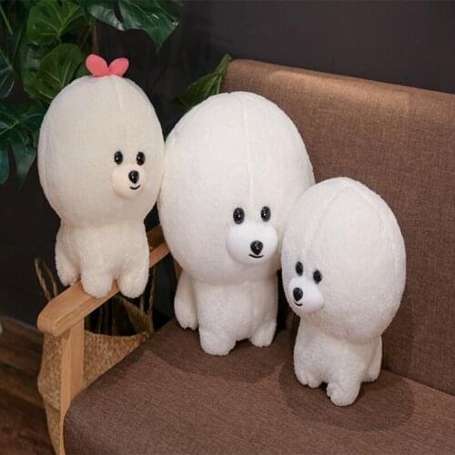 30/40cm cartoon furry than bear dog stuffed animal plush toy doll, childrens toys, home sofa decoration pillow, birthday gift