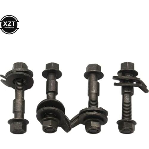 4pcs Wheel Alignment Camber Adjustment Screw Bolt Kit Cam Bolt Fits12mm 13mm 14mm 15mm 16mm Wheel Alignment Tire Eccentric Screw