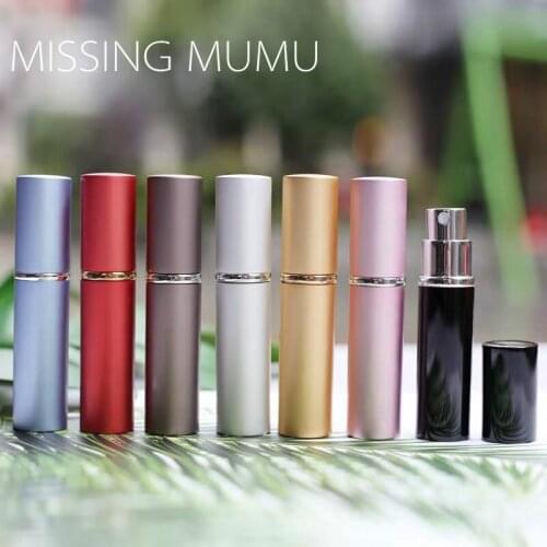 5ML Aluminum Tube Metal Spray Empty Bottle New Smooth Metal Perfume Atomizer 100PCS/LOT