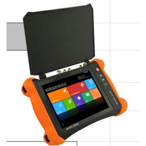 8 Inch H.265 4K HD IP CCTV Tester Monitor CVBS AHD CVI TVI SDI Camera 8MP MultimeterOptical fiber VFL TDR WIFI ONVIF HDMI Input