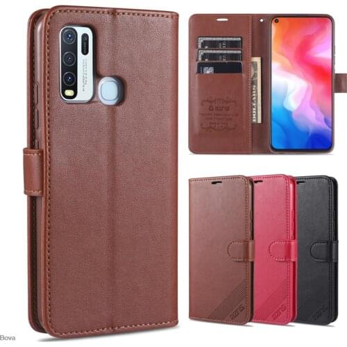 AZNS VIVO Y50 Case High Quality Flip Cover Leather Case For VIVO Y50 Pu Leather Phone Bags protective Holster