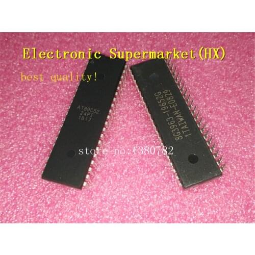 Free Shipping 20pcs/lots AT89C52-24PI AT89C52-24PU AT89C52 DIP-40 New original IC In stock