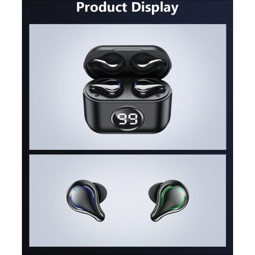 Bth-283 Audio Equipment, Wireless Bluetooth 5.0 Headset, Tws, Ipx7, Waterproof, Hifi, Suitable For Sports And Running Noise Redu