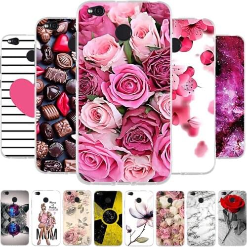 A For Xiaomi Redmi 4X Case Silicone Soft TPU Back Cover For Xiomi Redmi 4X Redmi4X Case Hongmi 4X Coque Funda Phone Cases