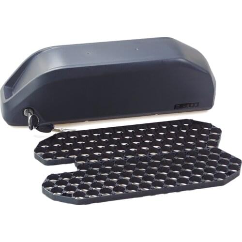 EU stock Down tube ebike frame box 36V 48V 52V battery box ebike battery case for 56pcs 70pcs of 18650 cells