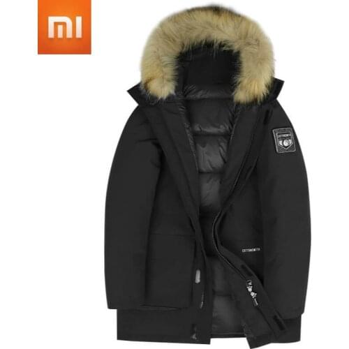Xiaomi Arctic Extremely Cold Goose Down Jacket Waterproof Compass Armband Men Women Parka Hooded Winter Warm Parka Jacket