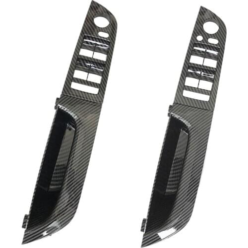 Carbon Fiber Car Interior Window Switch Cover Panel Trim Pull Handle For-BMW 3 Series E90 E91 E92 316 318 320 325