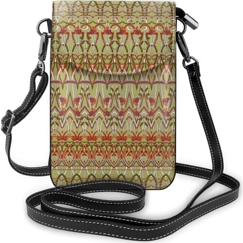 NOISYDESIGNS Ethnic Style New Children Girls Small Shoulder Bag Kids Phone Bags PU Leather Crossbody Handbags Female