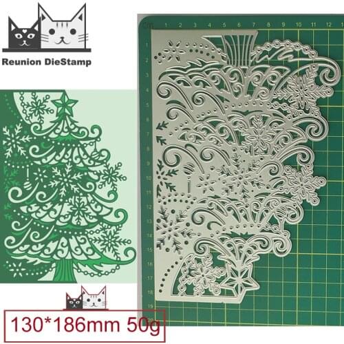 2021 New Cut Die Christmas Tree Lace Metal Cutting Dies DIY Scrapbooking Steel Craft Die Cut Embossing Paper Cards