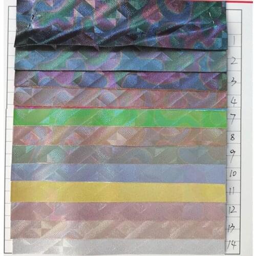 Wholesale PU laser diamond leather, artificial leather, magic color diamond holographic leather, bags, handbags
