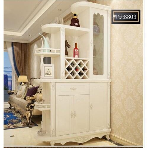 European-style porch cabinet wine cabinet living room partition cabinet double-sided room cabinet screen entrance shoe cabinet h