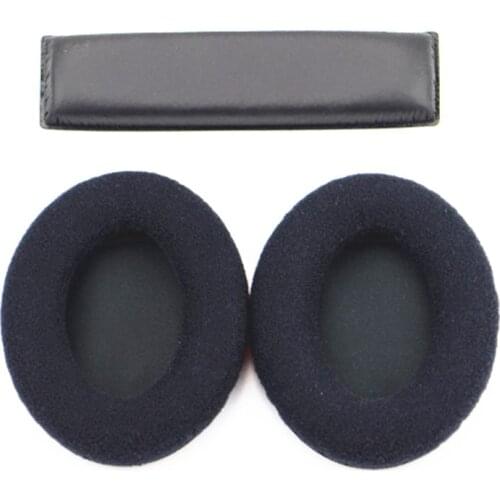 Replacements Velvet Foam Ear Pads Cushions Headband for Sennheiser HD418 HD428 HD419 HD429 HD448 HD449 Headphones Earpads