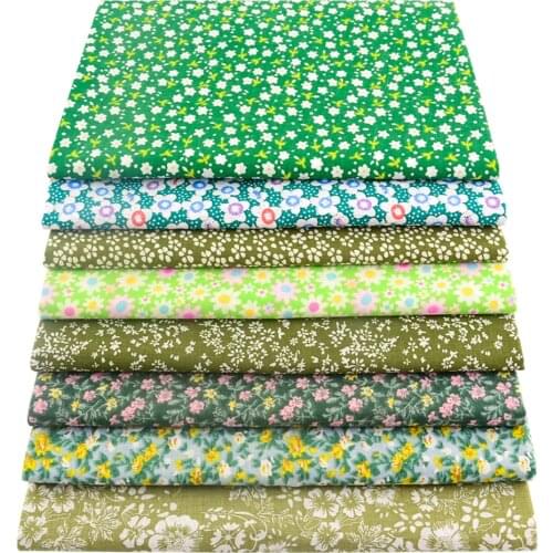 Booksew Floral Style Plain 100% Cotton Cloth Patchwork Fabrics For Sewing Accessories Handmade DIY Craft Needlework by the Meter