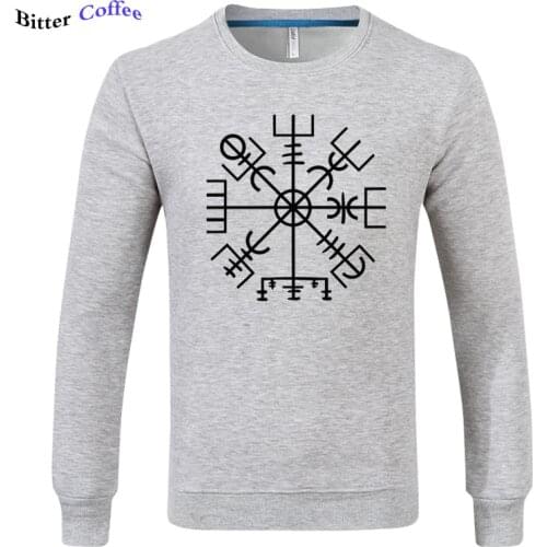 Autumn winter Compass Symbol Mens Hoodies Viking Old Norse Scandinavia Metal New Fashion men Hoodies & Sweatshirt S-5XL
