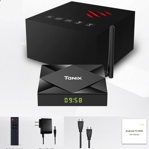 Tanix TX6S Tanix Android 10.0 TV Box Allwinner H616 4GB 64GB Media Player WiFi bluetooth 8K TV Set top box for Google Assistant