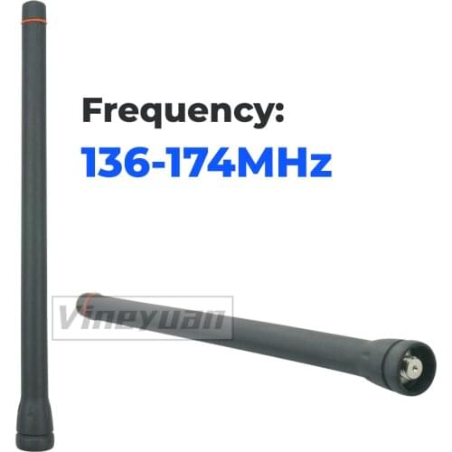 2x Portable VHF Antenna for Icom F11 F14 F16 F33 F3000 F3021 F3161 VHF 146-174Mhz High Gain Handheld Radio Antenna