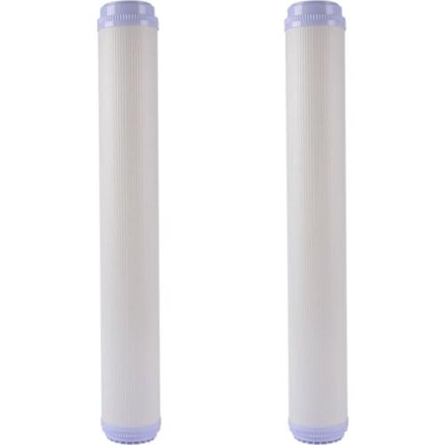 2PCS 20 Inch Ultrafiltration UF Membrane Filter Elements Flat Mouth Universal Water Purifier Filter Elements