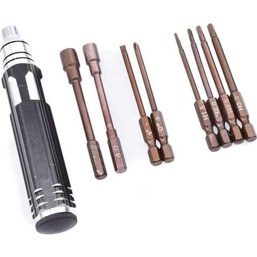 8-in-1Model Specific Assembly Repair Tool Precision Stainless Steel Combination Screwdriver Set Portable Model Repair Kit