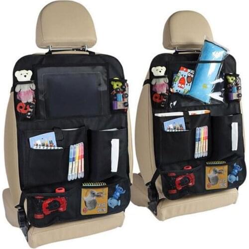 Car Organizer Auto Seat Storage Bag Phone Pouch Car Styling Hanging Bag Tablet Stand Tissue Holder Pocket Cup Holder New Arrival