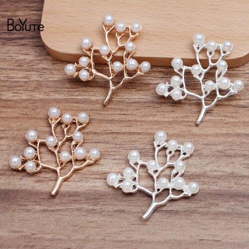 BoYuTe (20 Pieces/Lot) Metal Alloy 37*40MM Tree Branch Jewelry Materials Diy Hand Made Accessories Parts
