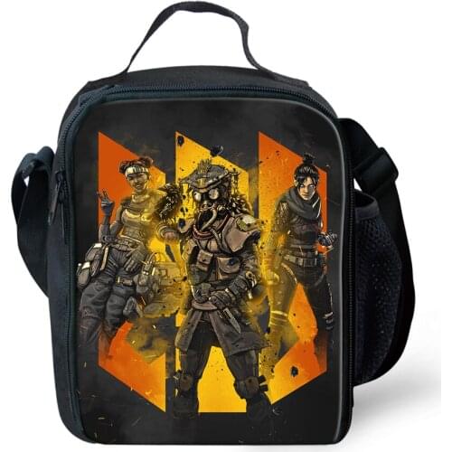 Brand Kindergarten Bag Game Characters Print School Bags For Girls Boys Meal package Casual Book Bags Children Lunch Bag Custom