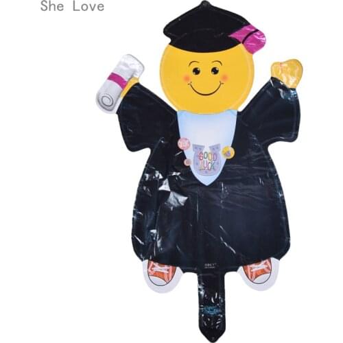 Chzimade Grad Graduation Aluminum Foil Film Inflatable Balloon Birthday Holiday Wedding Party Decoration