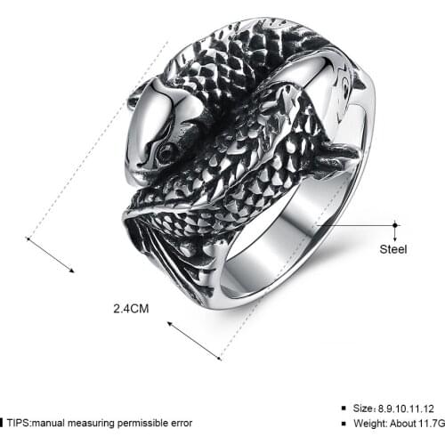 COTO DGMG Silver Rings For Men