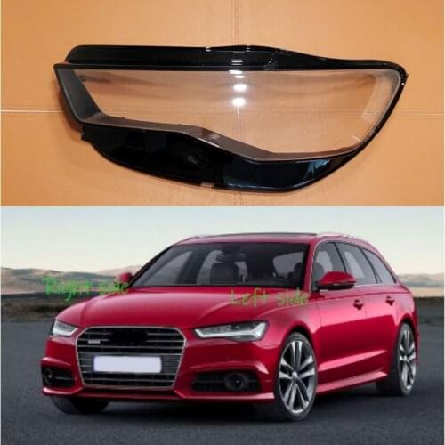 For Audi A6 C7 2016 2017 2018 Car Headlight cover Headlamp Lens Auto Shell Cover