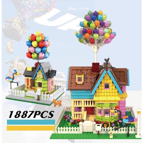 NEW Balloon UP House Tensegrity Sculptures Anti Gravity Dynamics Physics Balance Building Blocks Kit Classic Bricks Toys Gifts