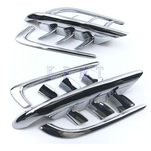 Motorcycle Chrome Shark Gills Fairing Accents Decoration Parts For Honda Goldwing GL1800 2001-2010 1 Set 6 pcs