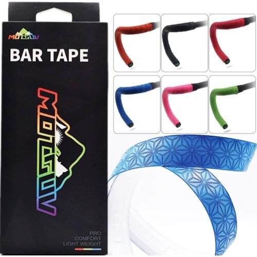 MOTSUV Road Bicycle Polyurethane Handlebar Tape Anti-slip Anti-sweat Waterproof Cycling High Tensile Strength Handlebar Tape