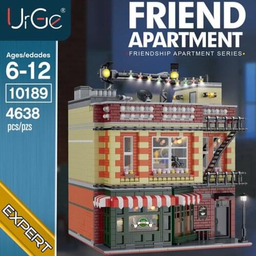 New Ideas Series Brick 4638pcs Central Perk Big Bang Theory Modular Ideas 10189 Building Blocks Toys for Children Birthday Gift