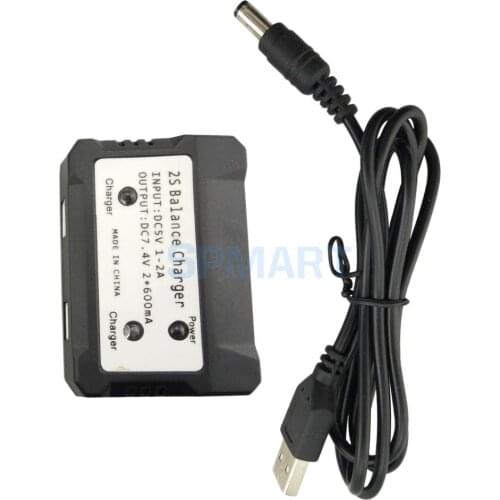 Professional USB Connector Lio Battery Charger 2S 2 in 1 for SYMA X8C X8G Hubsan H501S Bugs 2/3/6 A959 V262 V912 RC Drone Parts