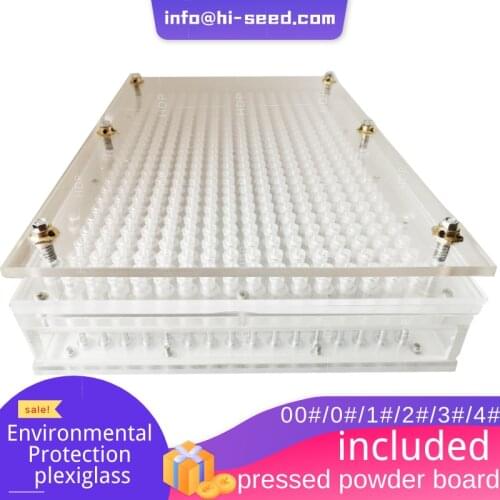 0#Capsule 400 hole filling plate Capsule batch filler Manual filling powder empty capsule shell pill tool