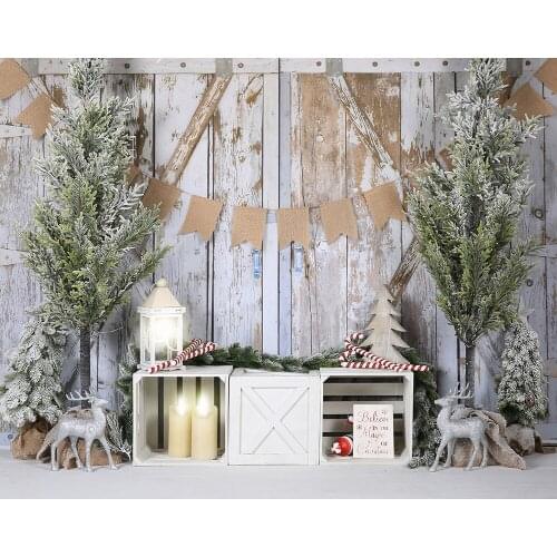 Christmas Photography Backdrop Christmas Tree Xmas Family Newborns Baby Photo Booth Background Studio Customize PhotocallsW-4406