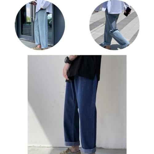 Sanwood Men's Wide Leg Jeans