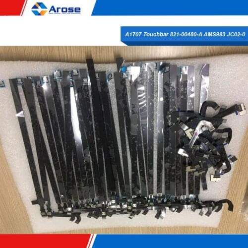 A1707 Touchbar 821-00480-A AMS983 JC02-0 for A1707 touchbar with flex cable A1707 Touch Bar LCD Display Screen Bezel Panel