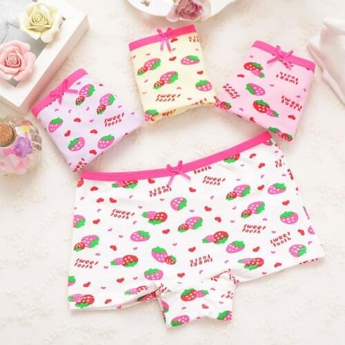 Children Briefs Girls Panties Underwear Kids New Cartoon Cat Style Panties Kids Boxers Clothing 1 piece