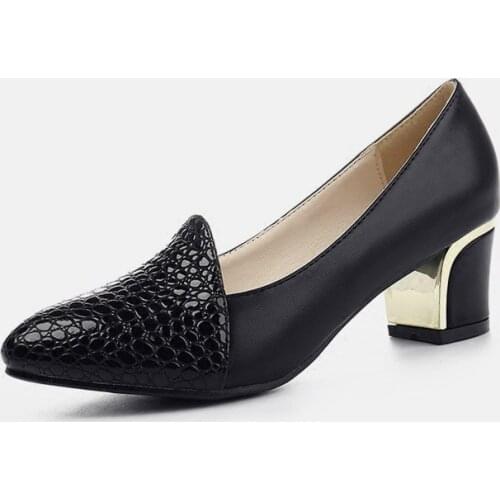 LIHUAMAO Women high heel shoes pointed toe square heel slingback ankle strap office ladies dress pumps work party shoe