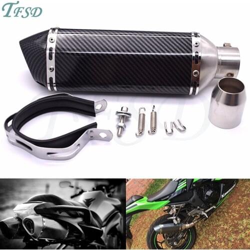 36-51mm Universal Motorcycle Exhaust Modified Muffler Pipe For Honda CBR300R CBR250R CBR500R CB500F/X GROM