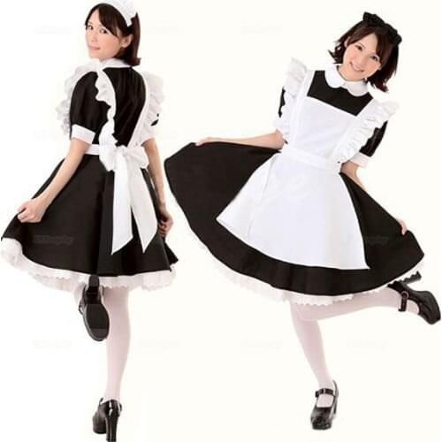 Anime Sexy Maid Dress Sissy cosplay costume Adult Halloween Costumes For Women Christmas Xmas