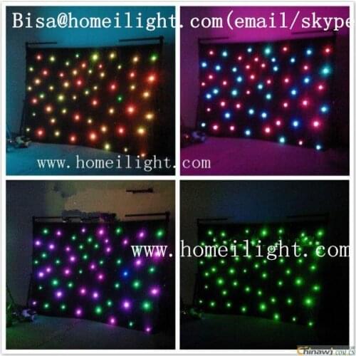 RGB Star Curtain 2*3m LED Star curtain with Controller