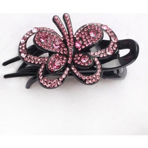 1pcs Hot Sale Korean Rhinestone Hairpin Women Hair Clips Female Elegant Duckbill Clip Beads Hairgrip Fashion Hair Accessories
