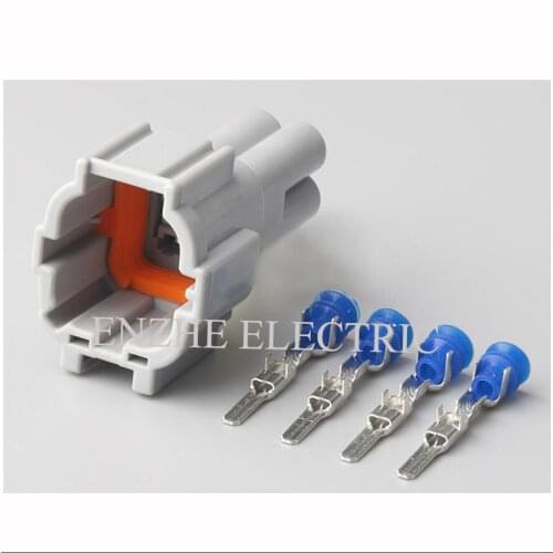 50SET Includes terminals seal 6188-0557 car wire male connector cable terminal 4 pin connector automotive Plug DJ7049-2.2-11